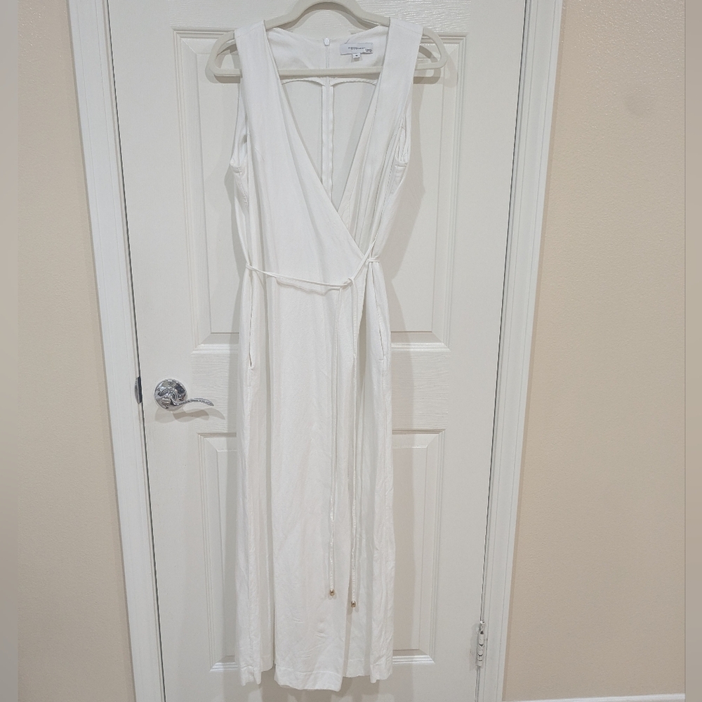 Rosetta Getty Ivory Maxi Jumpsuit